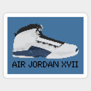 AJ XVII - Pixelated art Sticker